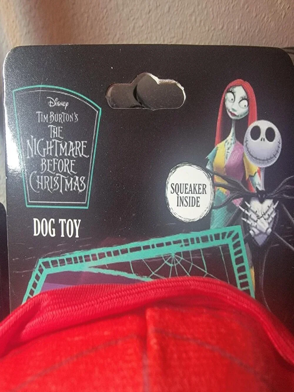 Disney The Nightmare Before Christmas Sally Plush Dog Toy Squeaky New